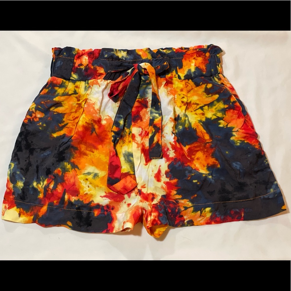 Tie dye shorts